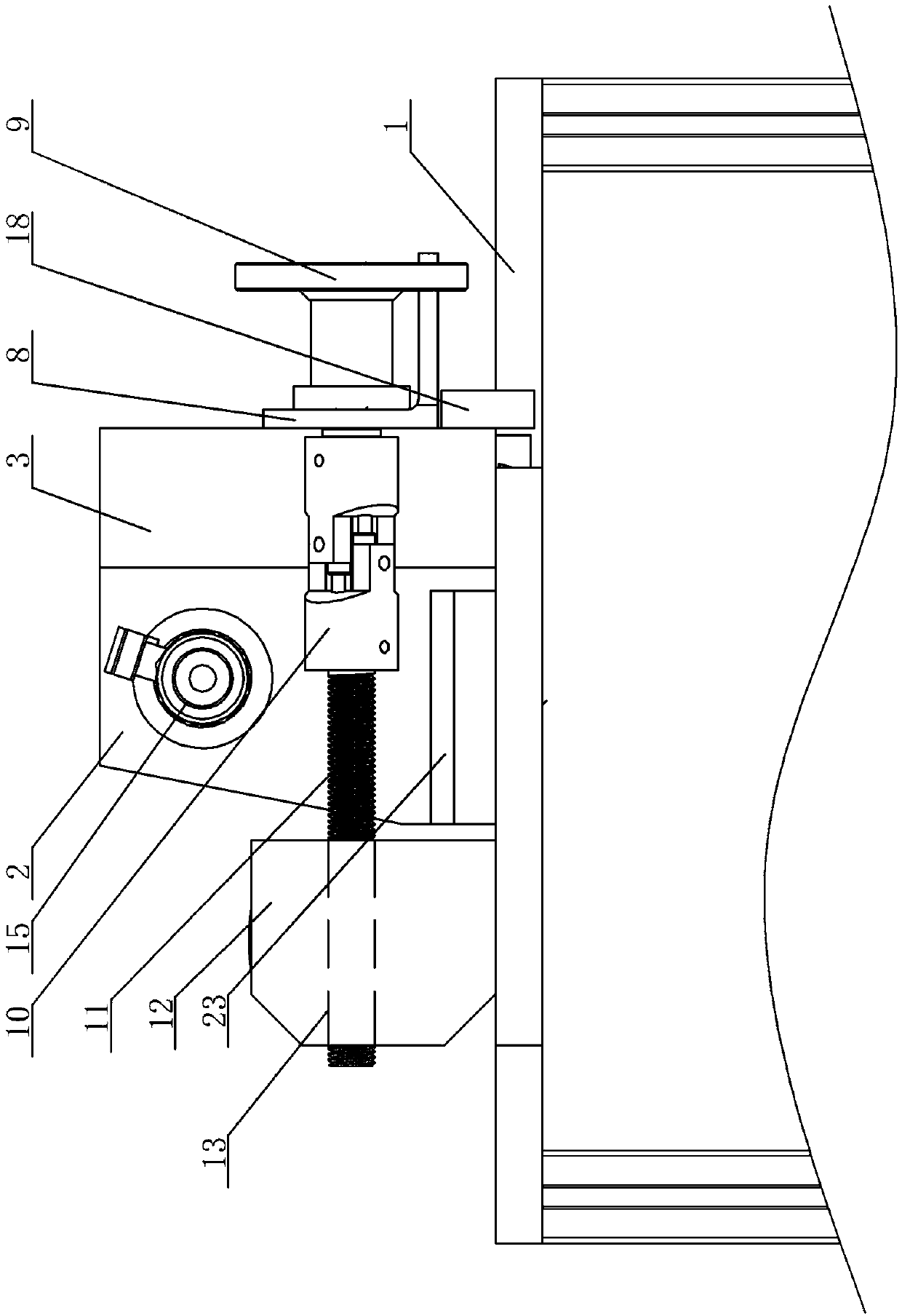 Double-adjusting-distance curtain coating head