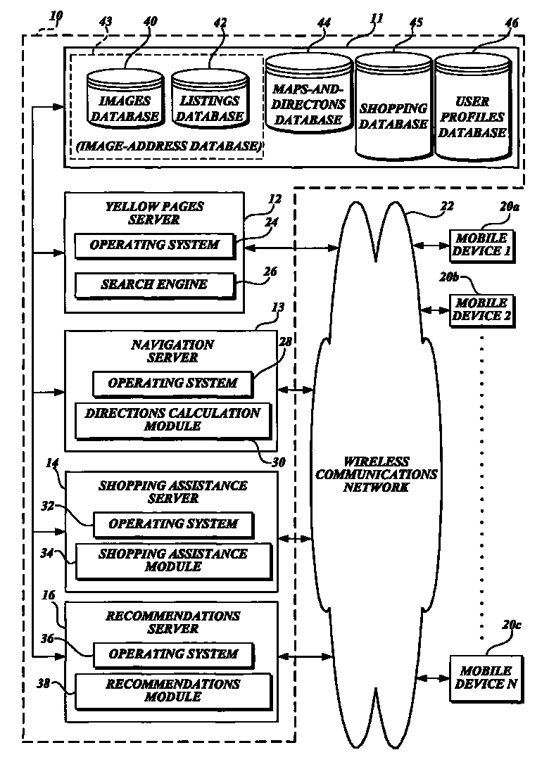 System and method for displaying location-specific images on a mobile device