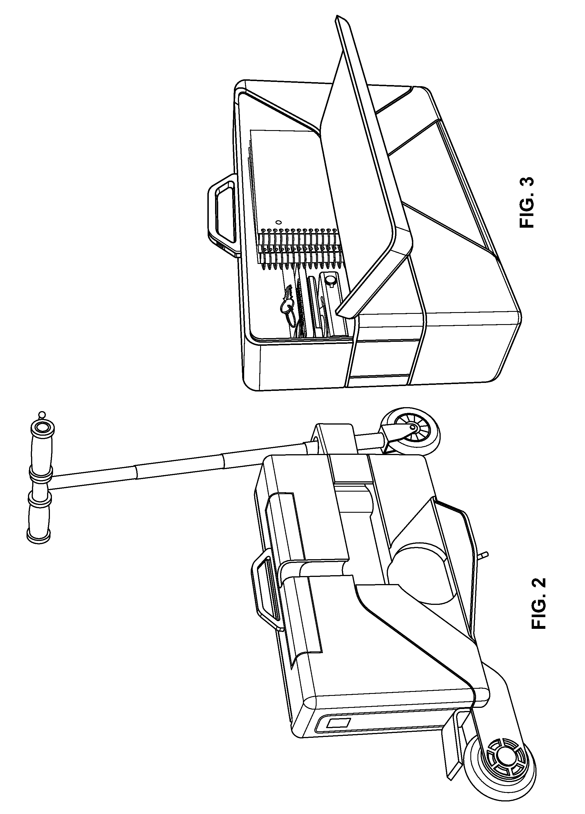 Multi-functional personal mobility device compacting to briefcase size