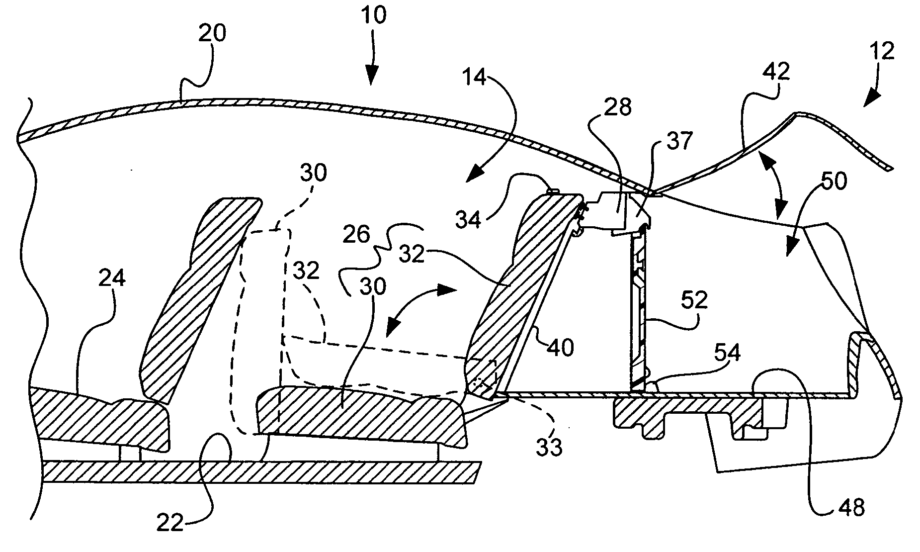 Vehicle compartment divider