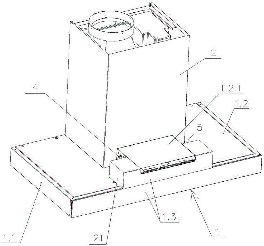 Range hood with refrigeration function