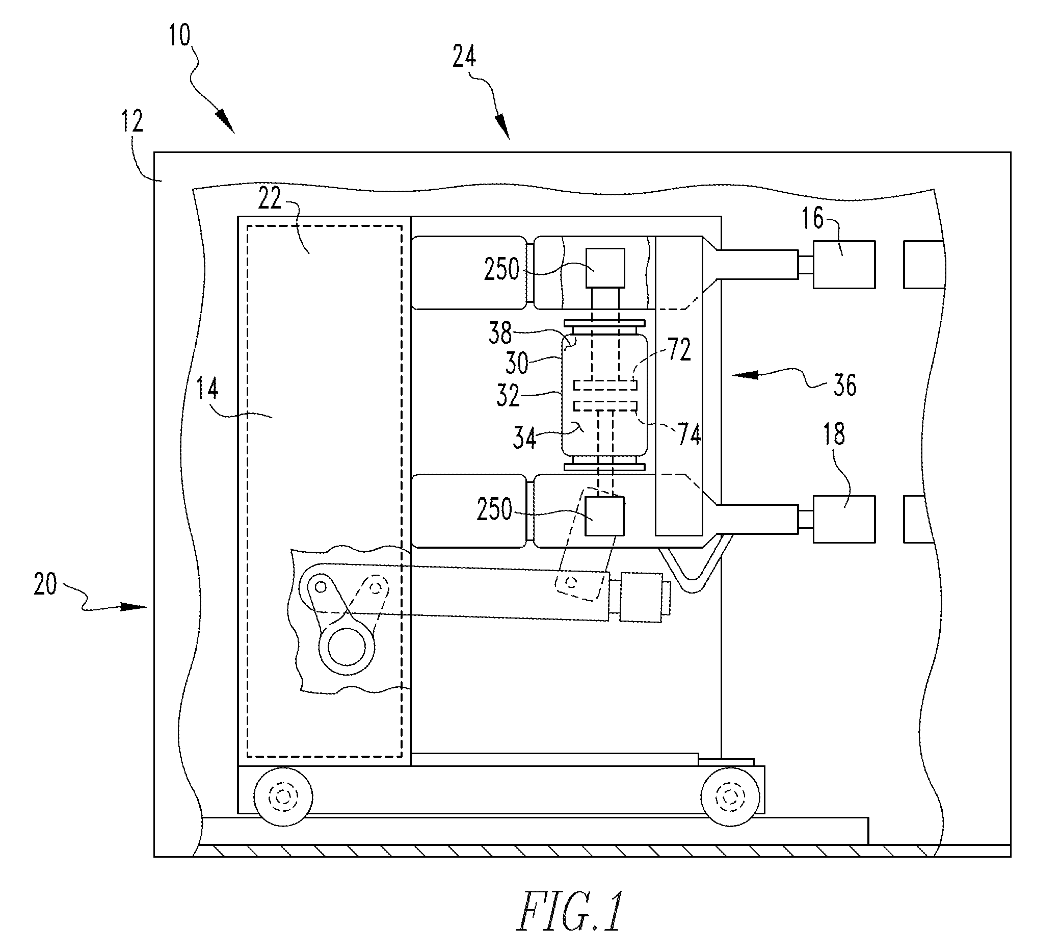 High current vacuum interrupter with sectional electrode and multi heat pipes