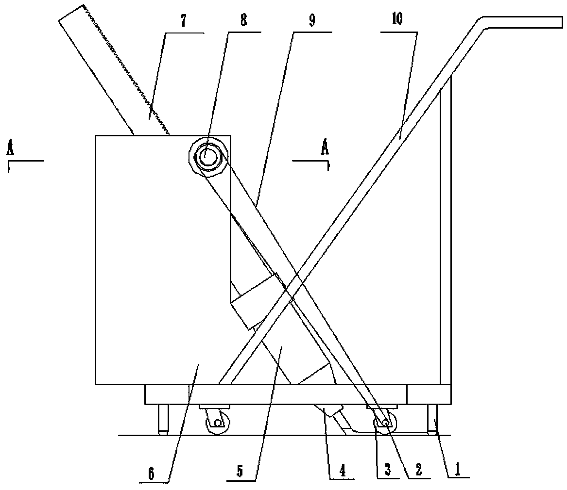 Hand-pushing type joint beautifying machine