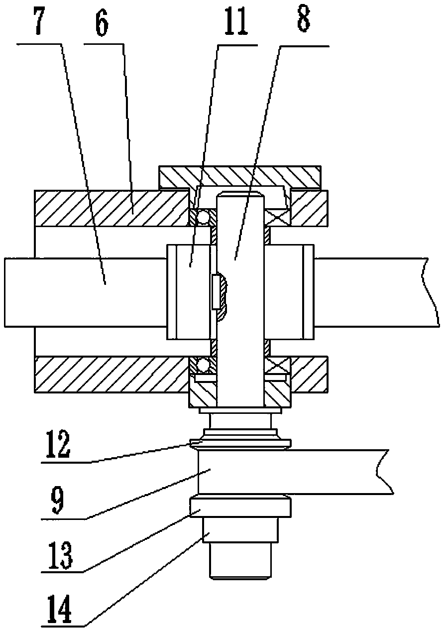 Hand-pushing type joint beautifying machine