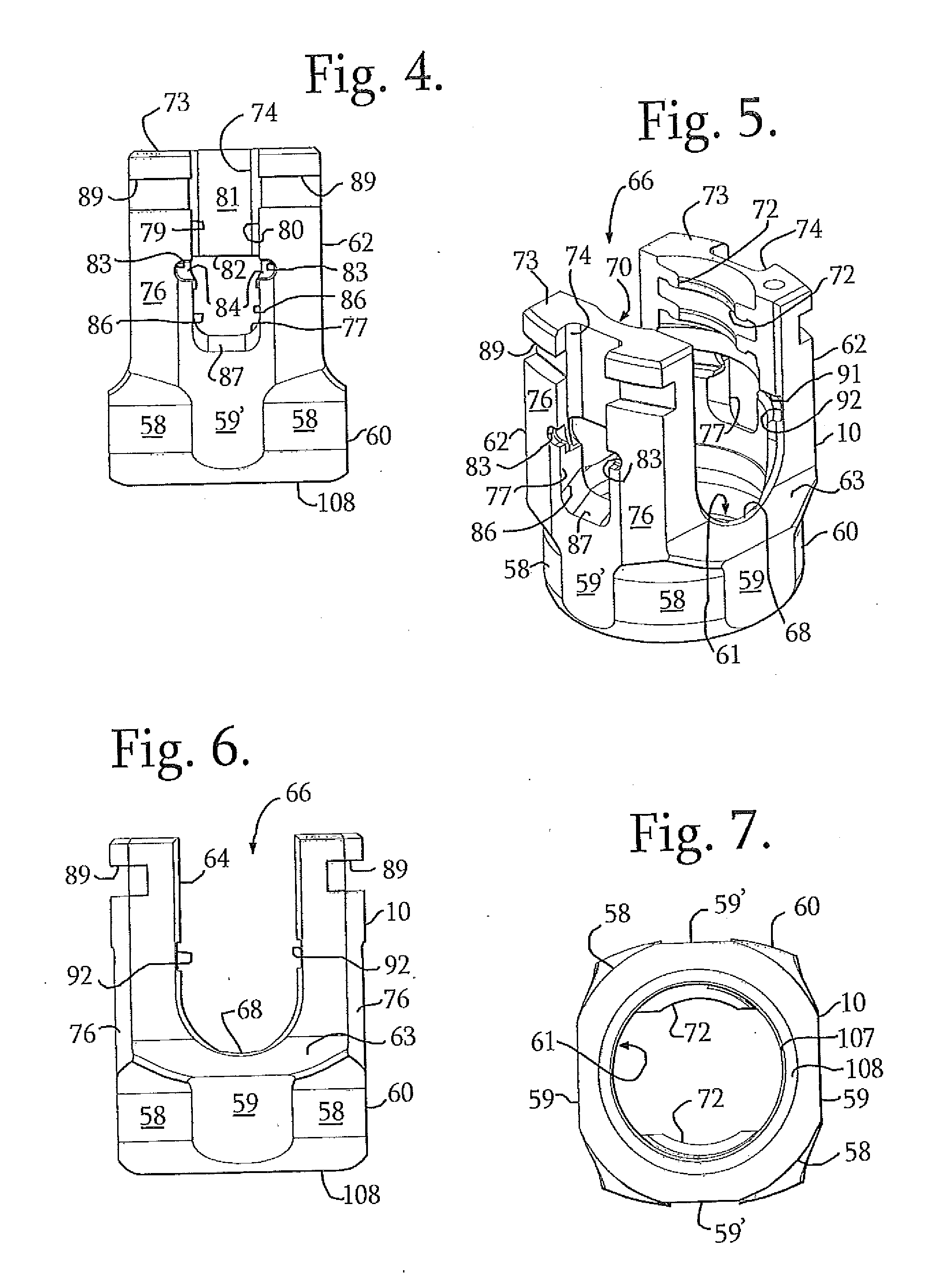 Polyaxial bone anchor with retainer with notch for mono-axial motion