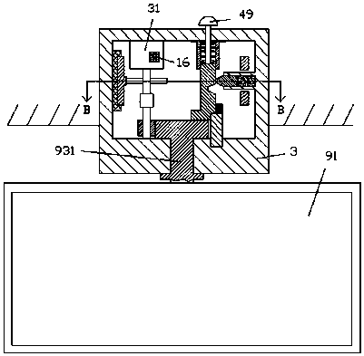 An adjustable computer display device assembly with a limit guide rail