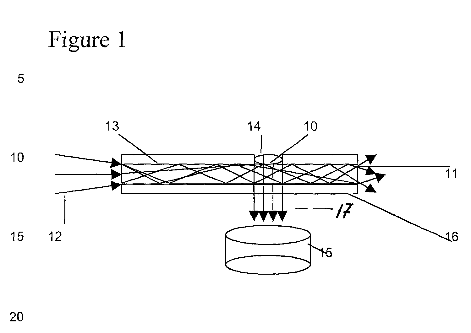 Micro-array evanescent wave fluorescence detection device