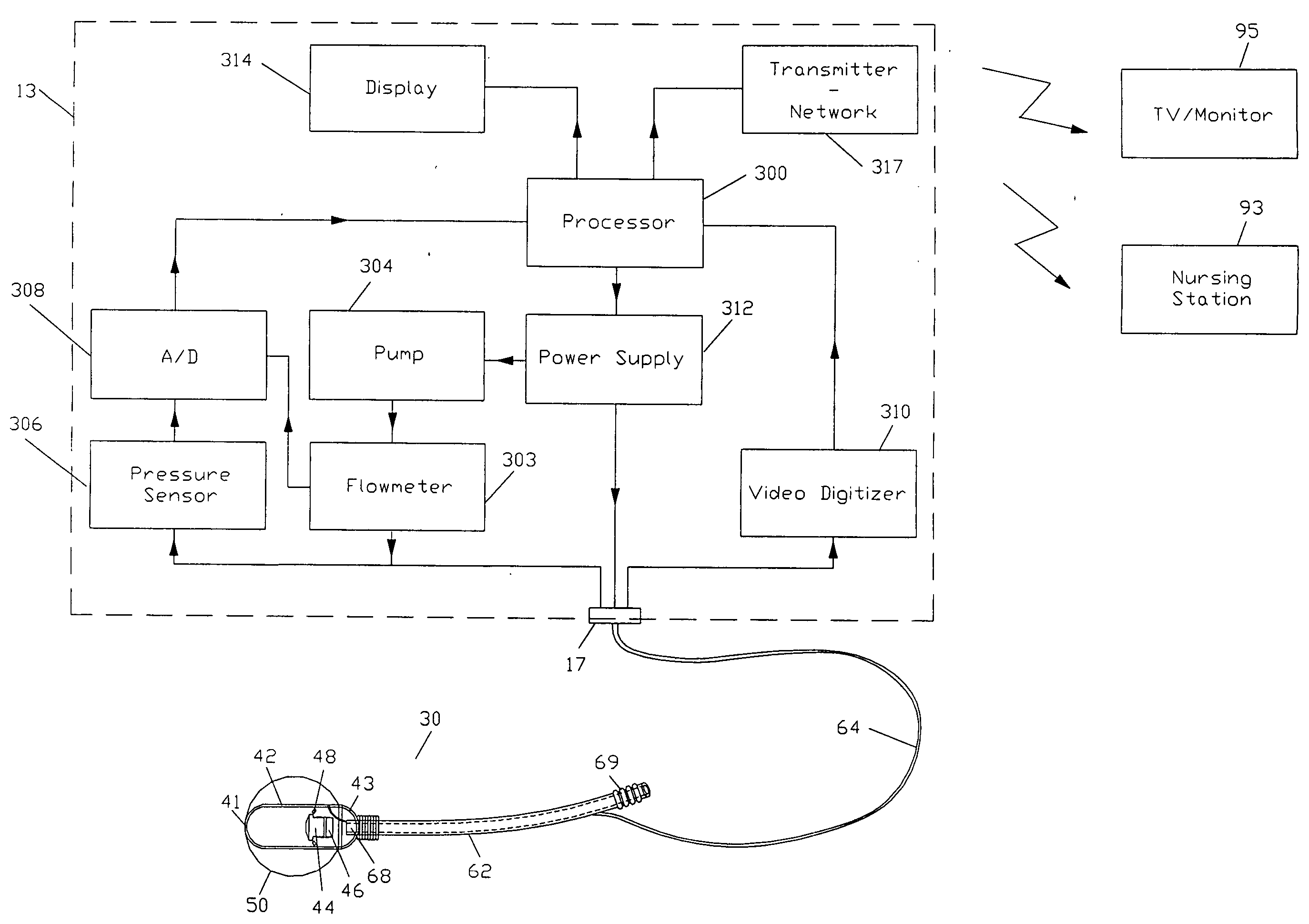 Cervix monitoring system and related devices and methods