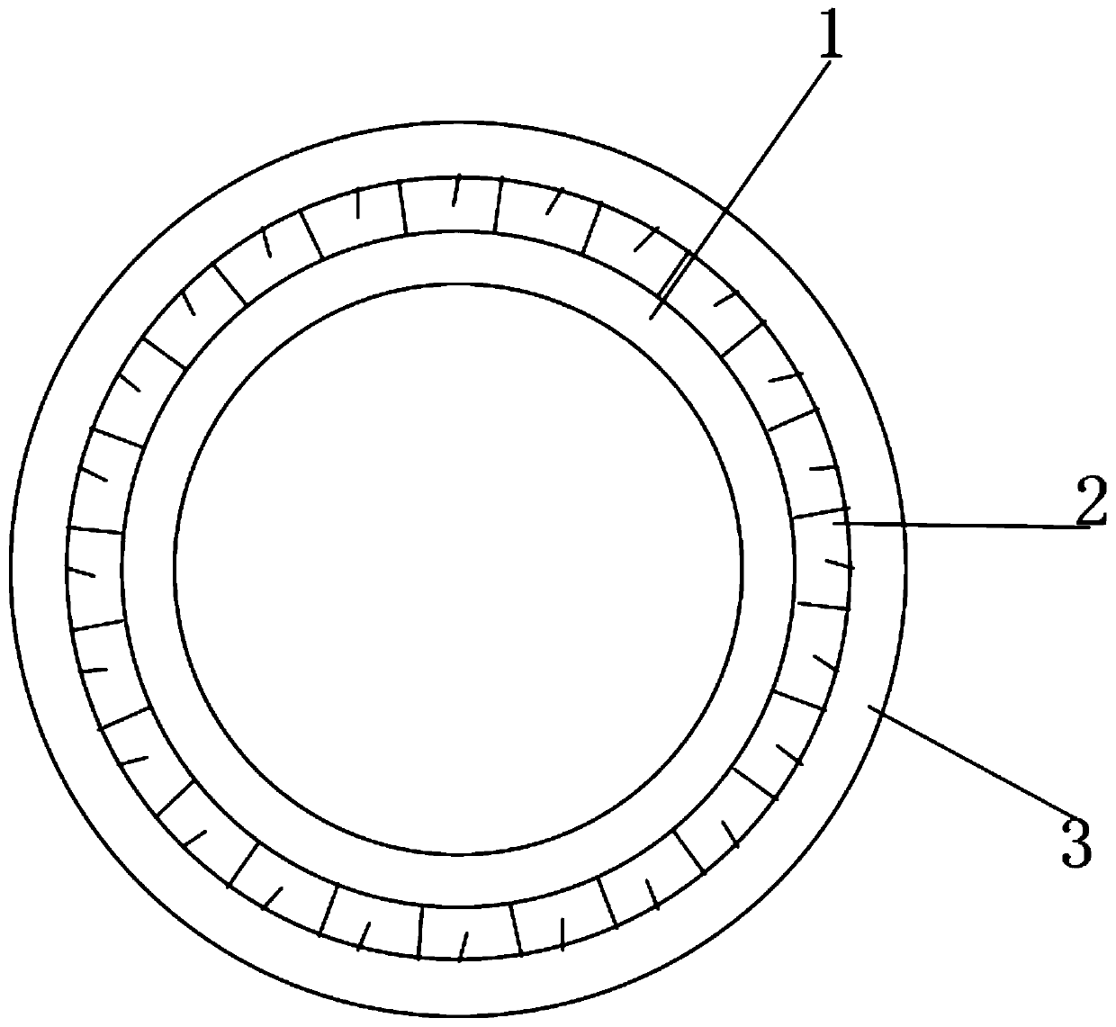 Composite material structure and production method thereof