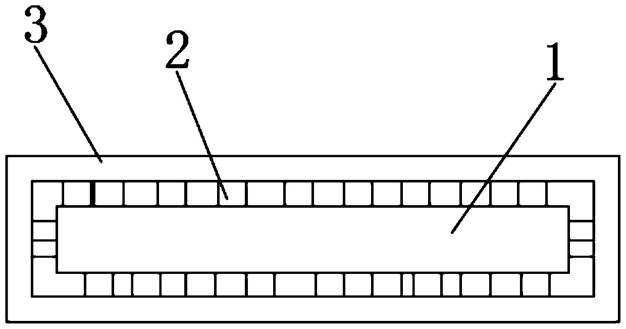 Composite material structure and production method thereof