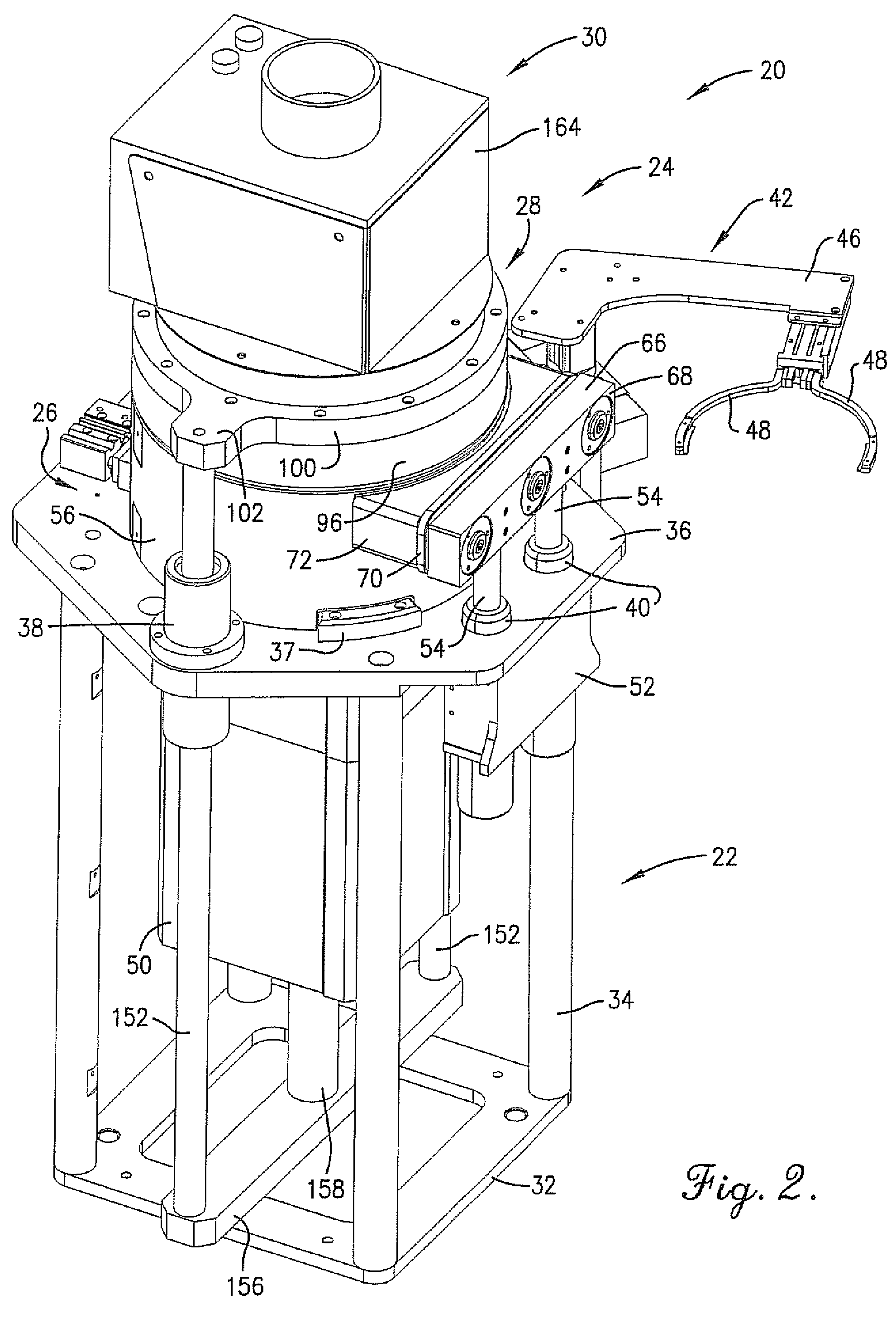 Automated process and apparatus for planarization of topographical surfaces