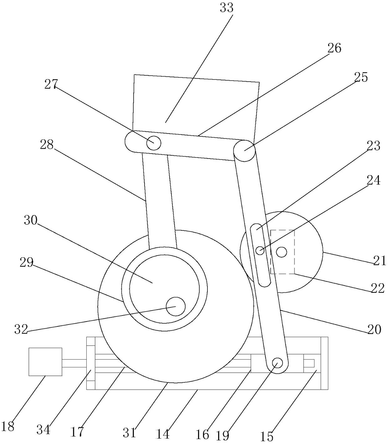 Storage device of textile cloth