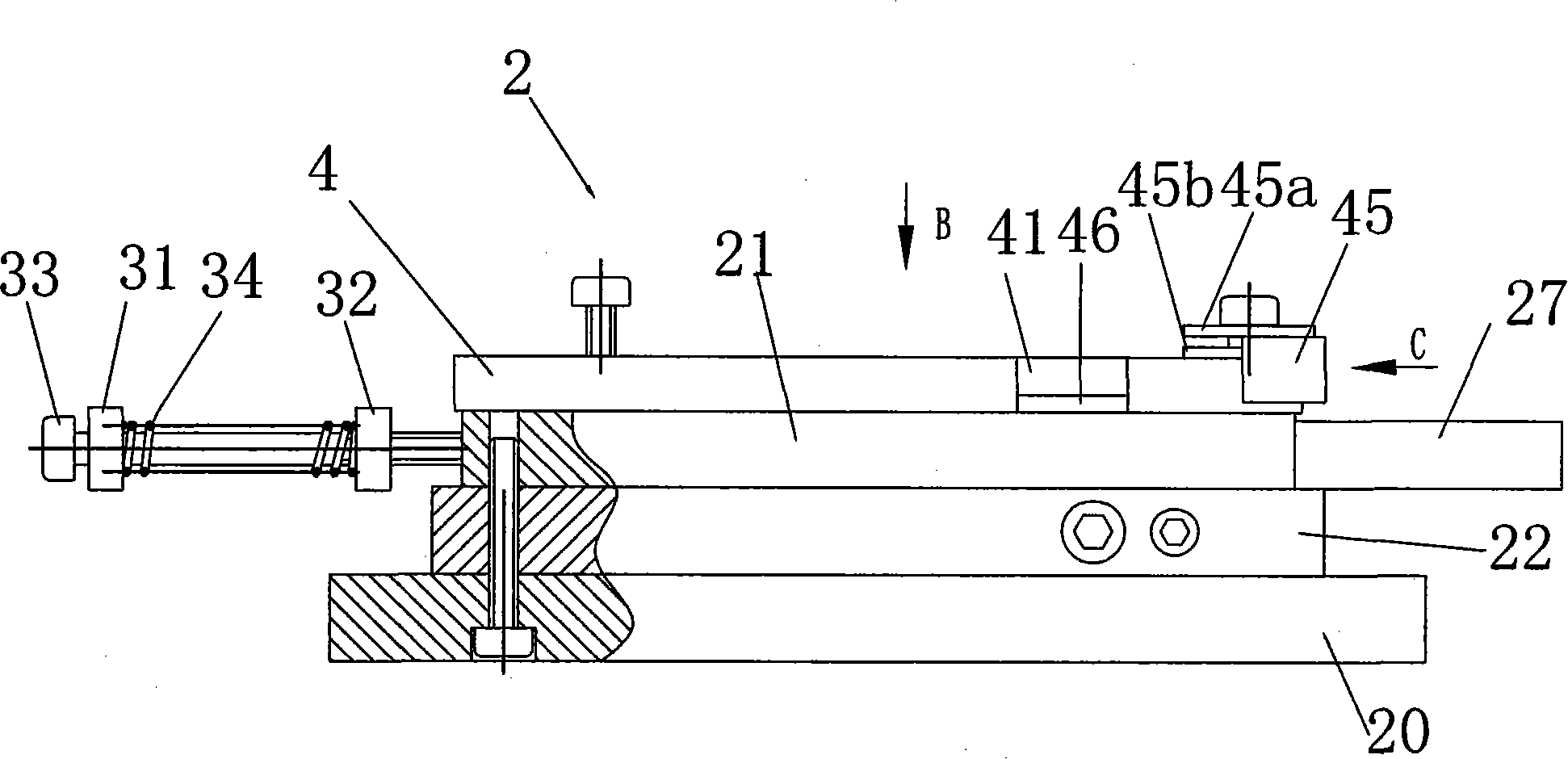 Method for manufacturing clipping nail and die for forming the same