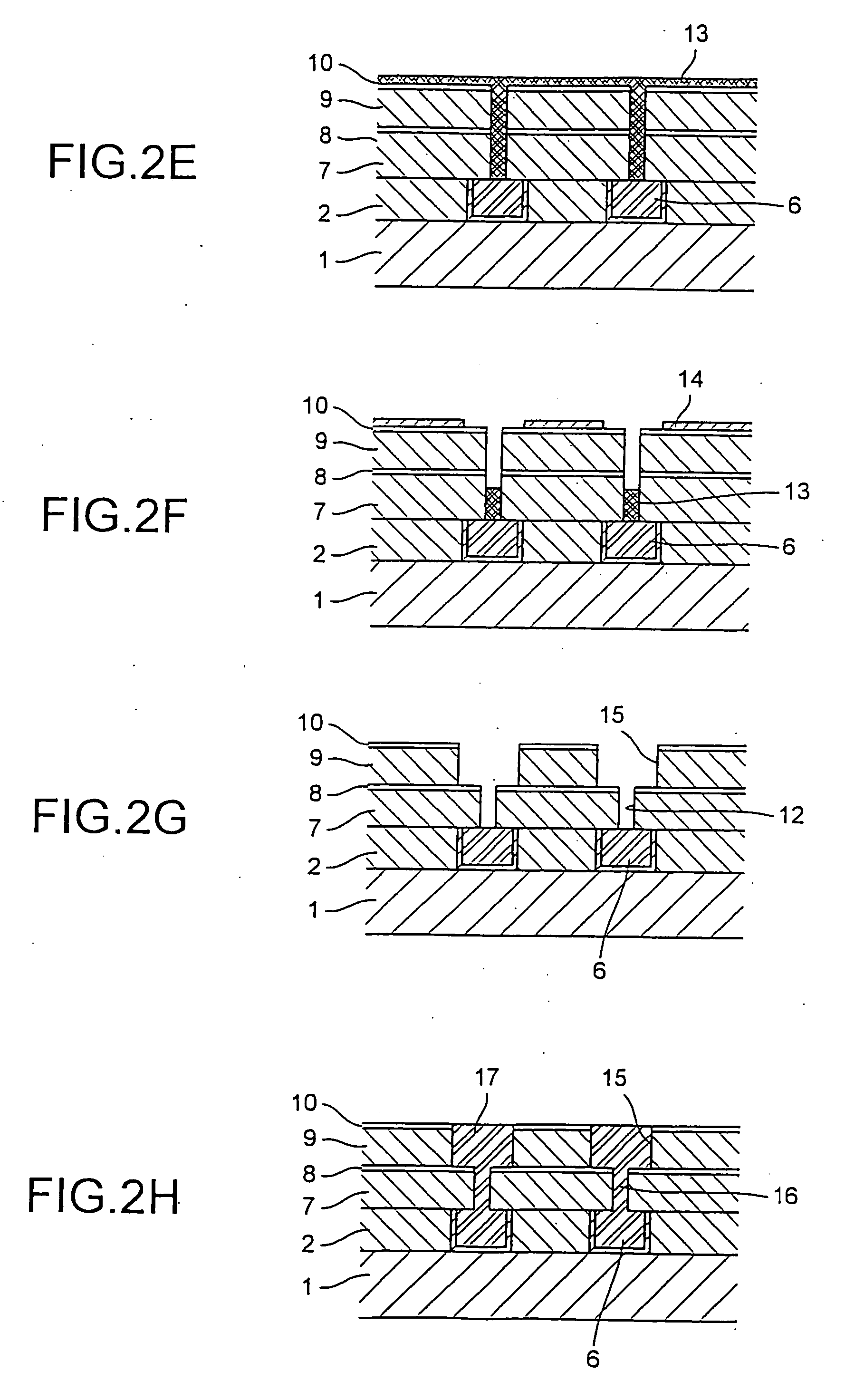 Semiconductor multilayer interconnection forming method