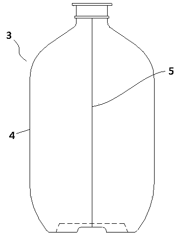 Infusion bottle or infusion bag and preparation method thereof