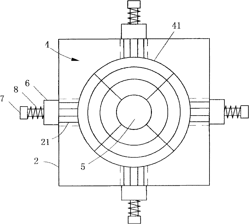 Die used for producing bowl-shaped ornament