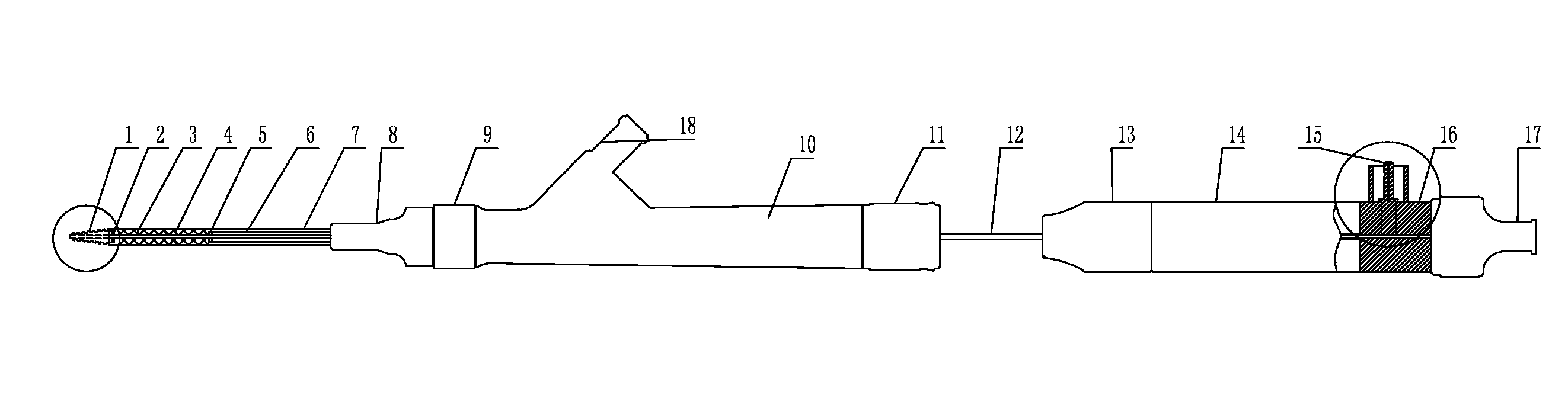 One-piece stent implanter