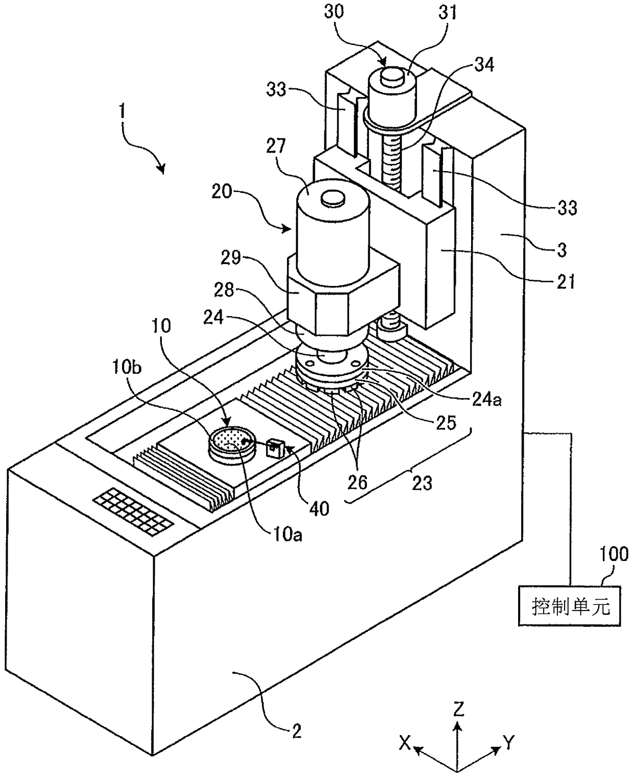 Grinding device