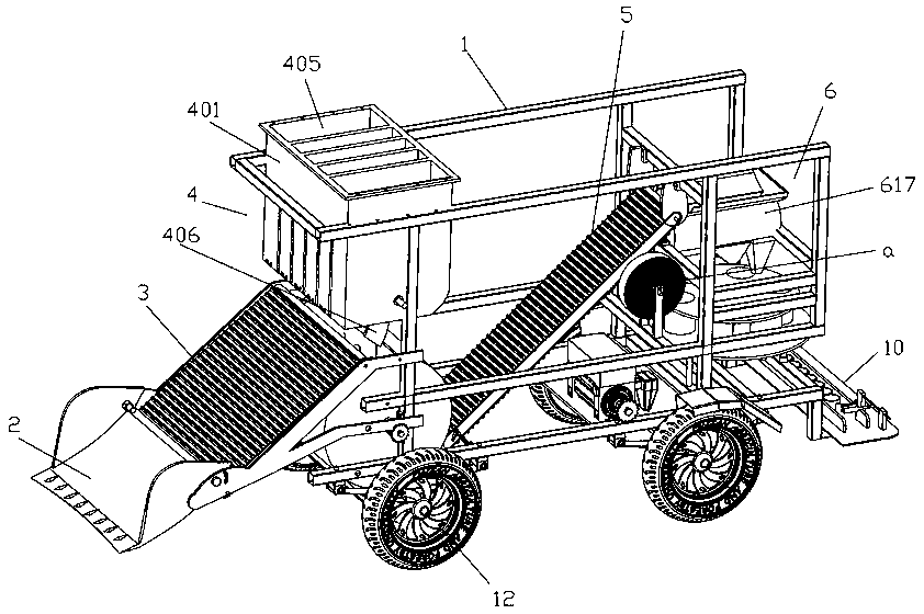 Seedling-raising body preparation device based on seedling-raising-bag seedling raising method and working method of seedling-raising body preparation device