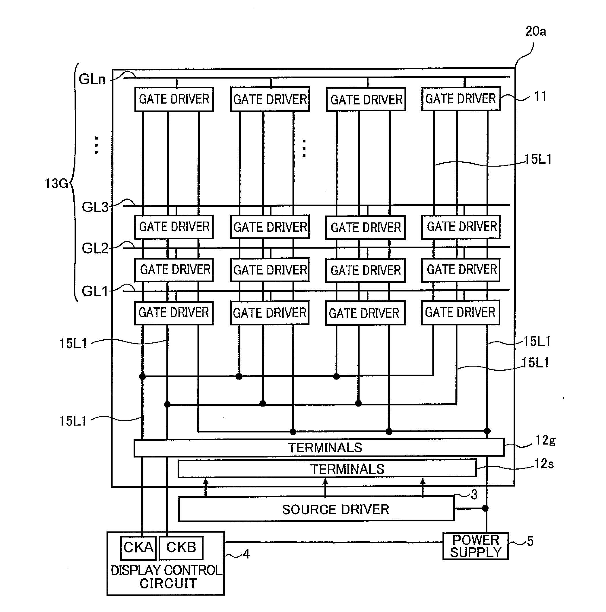 Active-matrix substrate, display panel and display device including the same