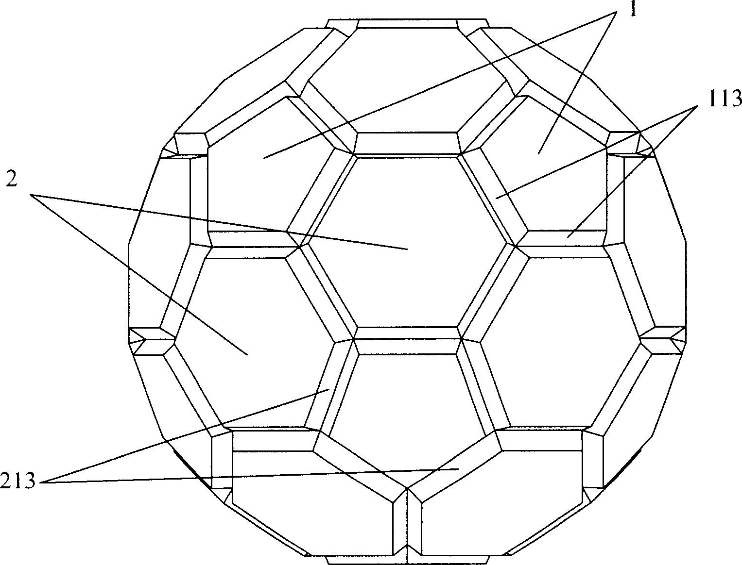 Multifunctional making-up football model