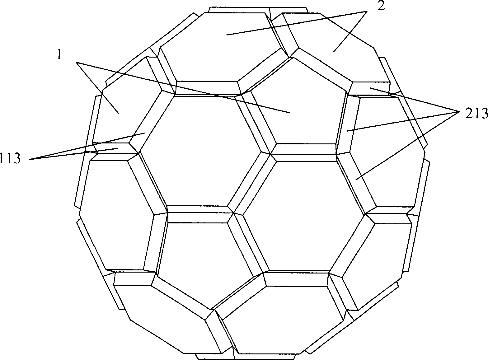 Multifunctional making-up football model