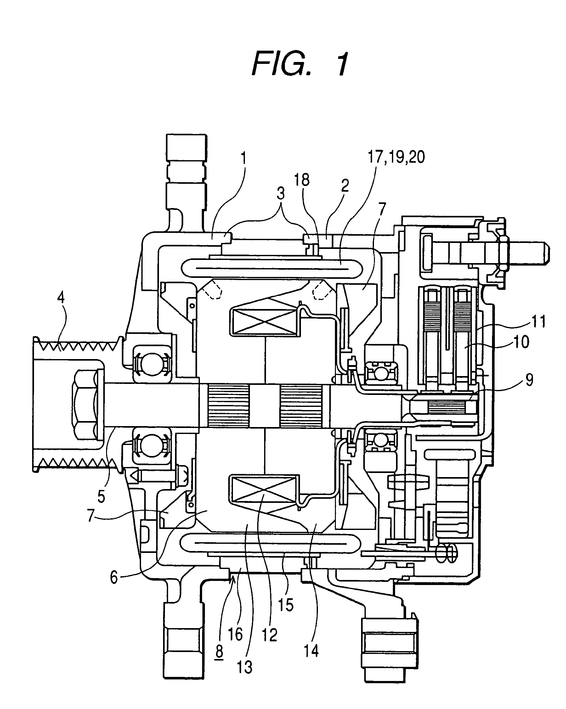 Electric rotating machine and stator for the same