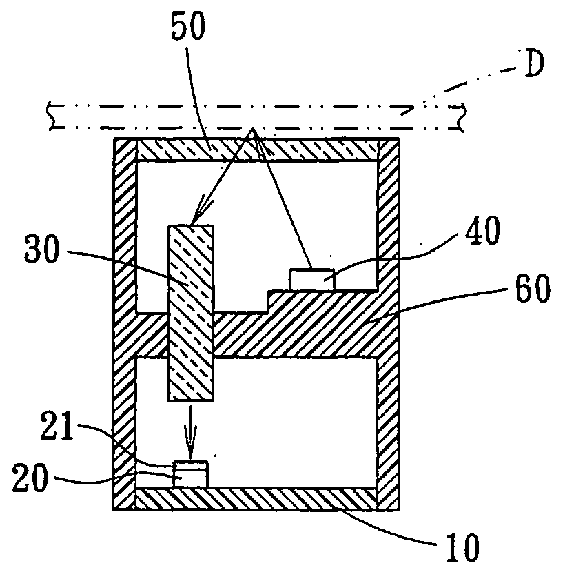 Image-sensing module using white LEDs as a light source thereof