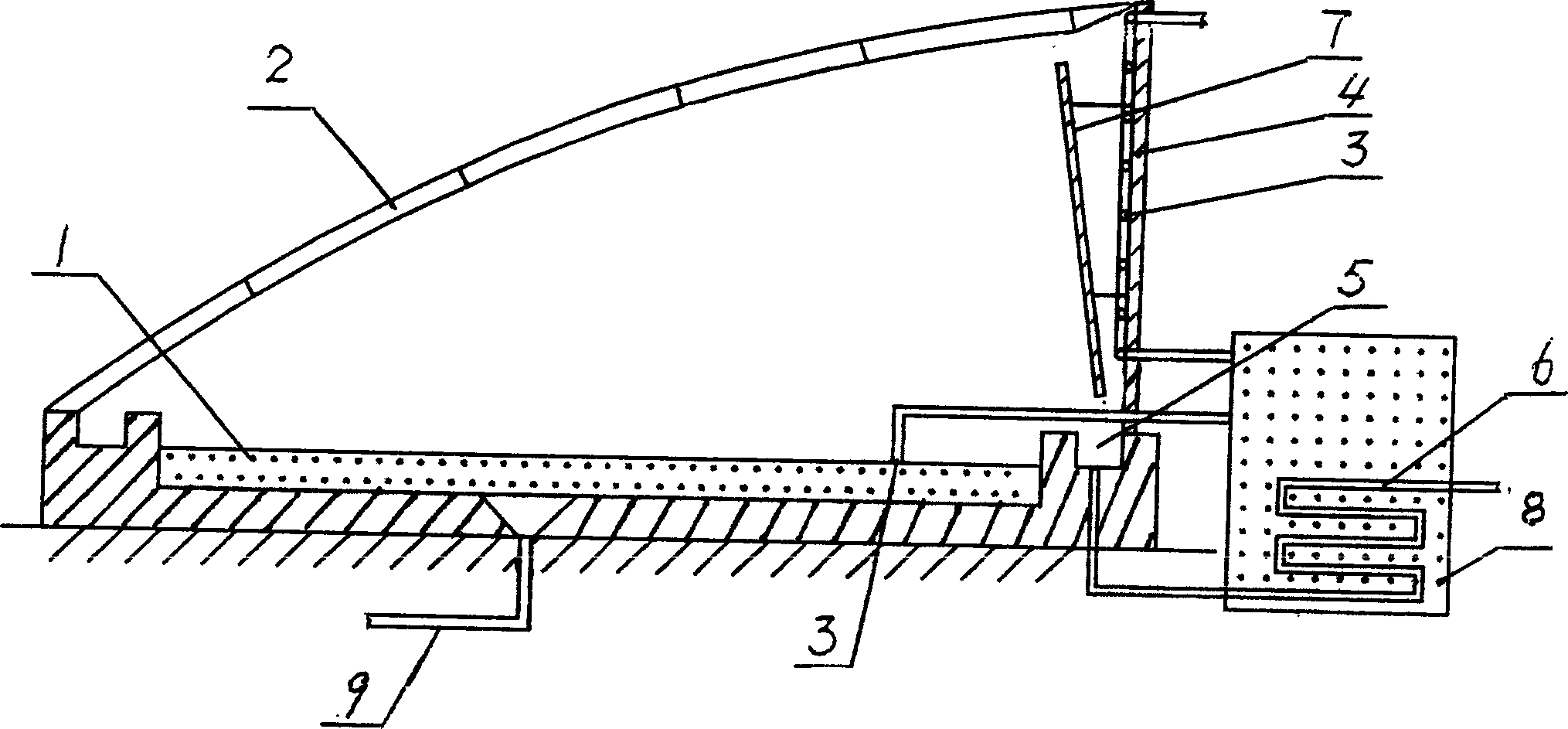 Energy saving type solar sea water desalination device