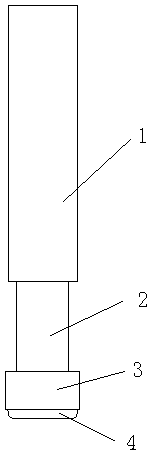 A liquid phase growth silicon carbide seed crystal shaft device