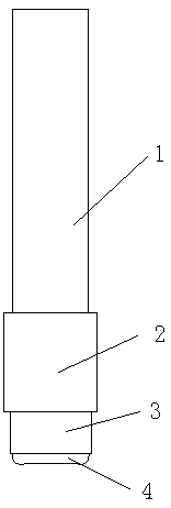 A liquid phase growth silicon carbide seed crystal shaft device