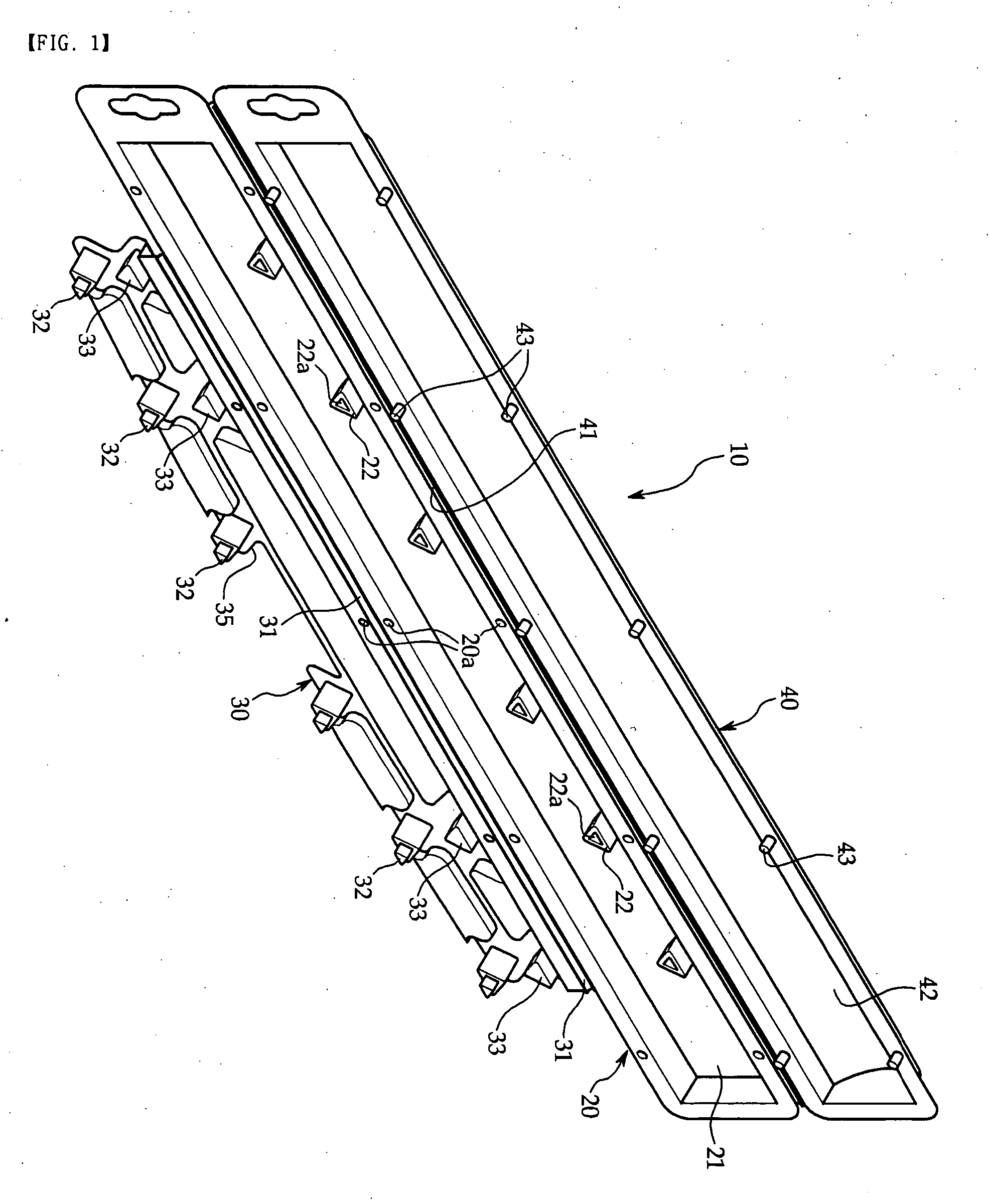 Packaging case for wiper blades