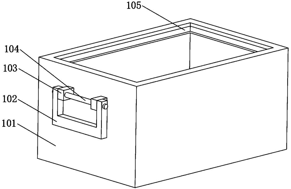 Storage box for financial management articles