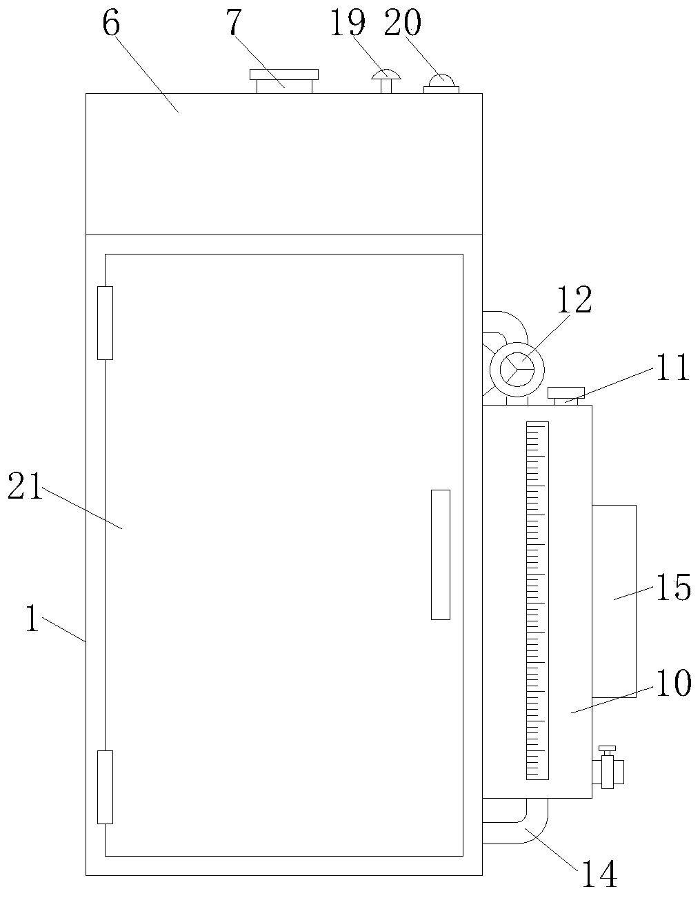 Monitoring device for computer network equipment