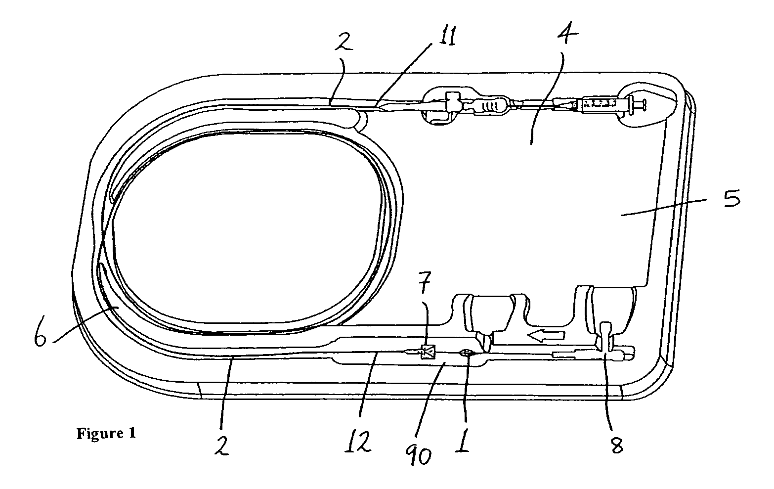 Device for loading an embolic protection filter into a catheter