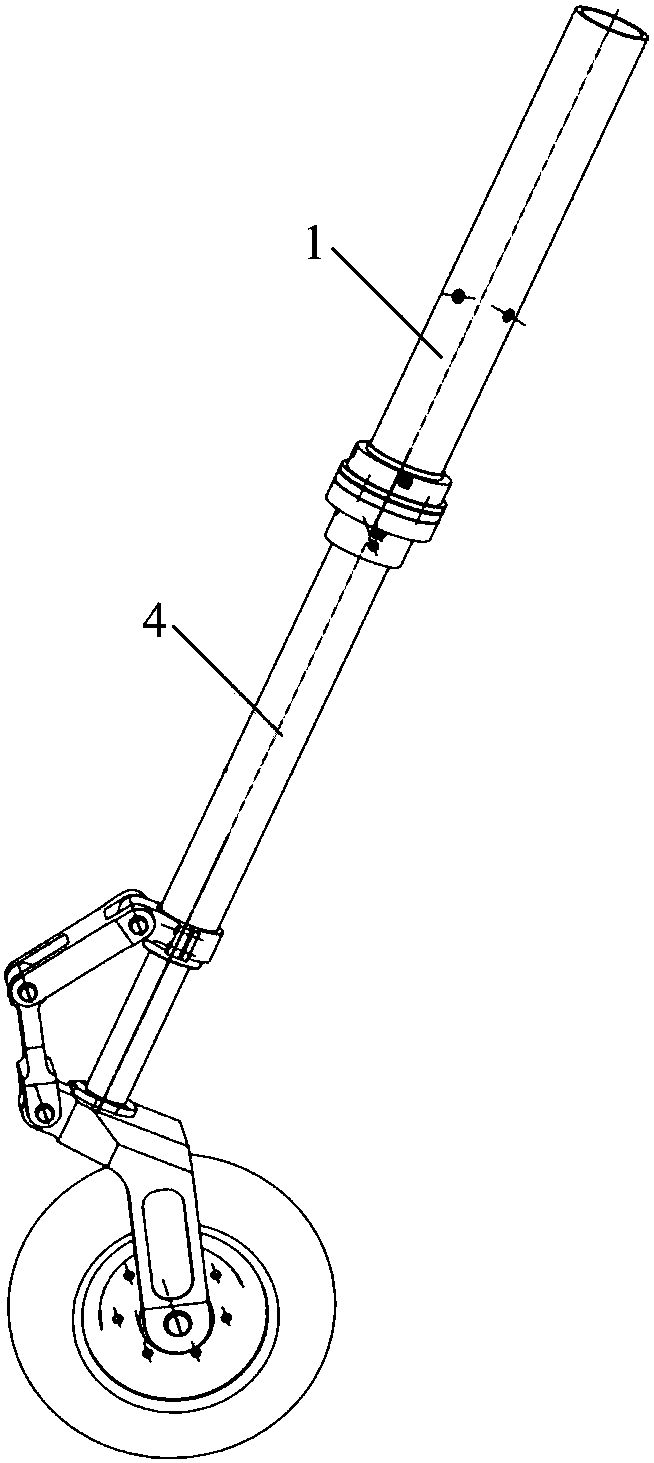 An all-electric steering sway reduction device for the front landing gear of UAV