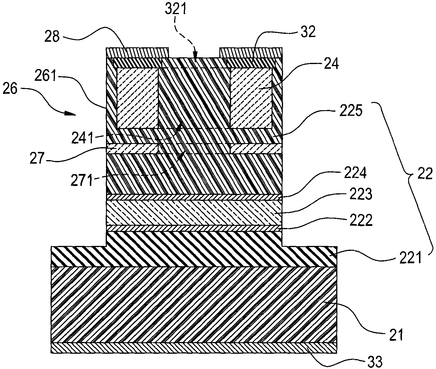 Vertical resonant cavity surface emitting laser and manufacturing method thereof