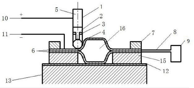 Forming method and forming device of a double-layer plate structure