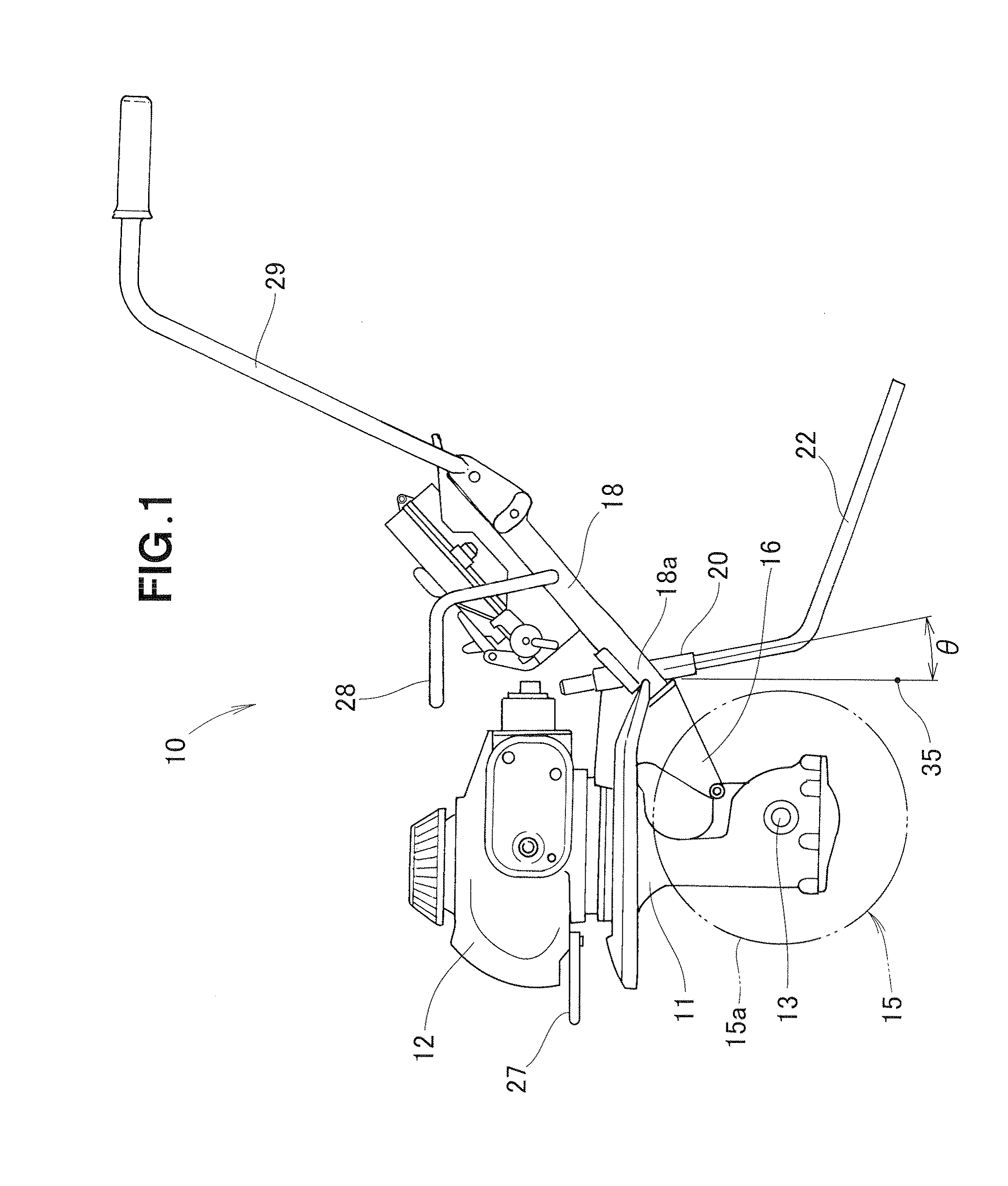 Small-sized tiller