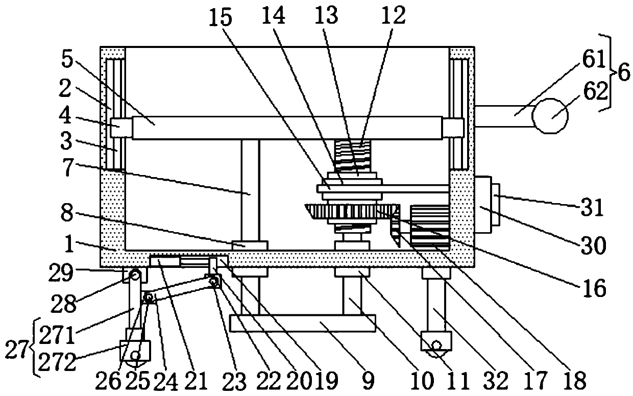 Hand-pushing robot for conveying red wine glasses