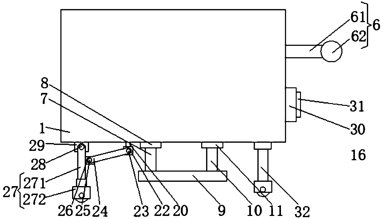 Hand-pushing robot for conveying red wine glasses