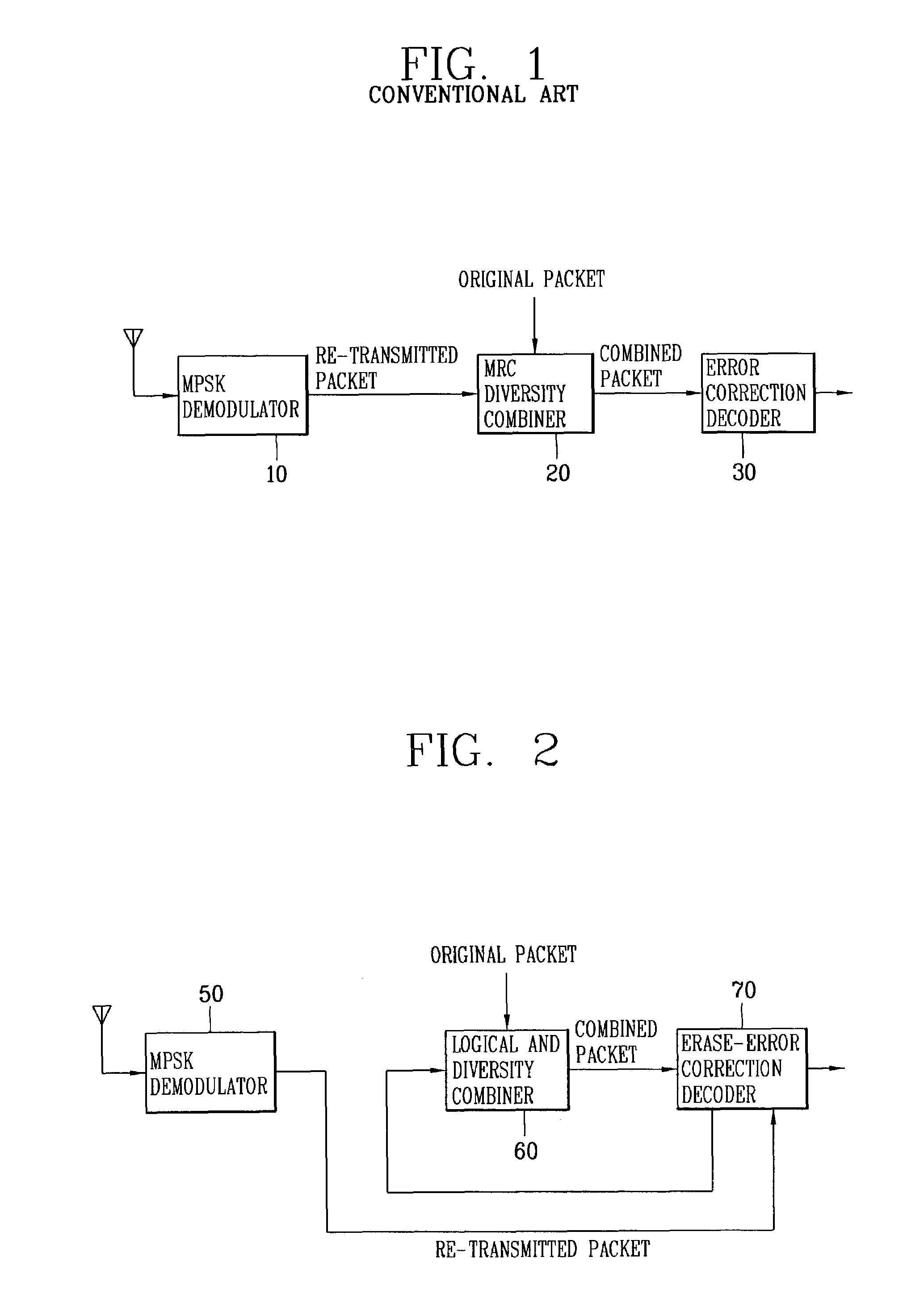 Logical and operation diversity combining method