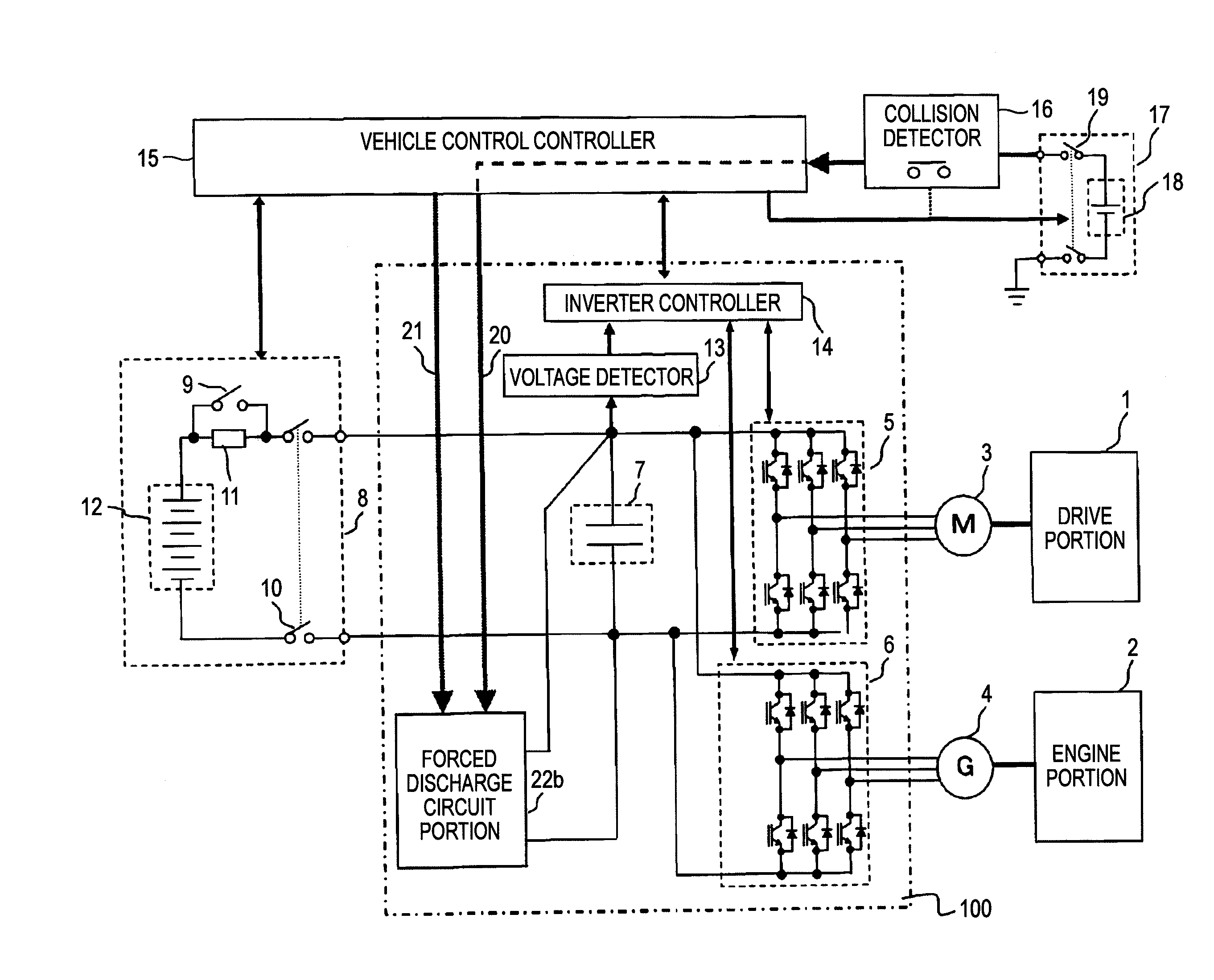 Electric vehicle inverter apparatus and protection method therefor