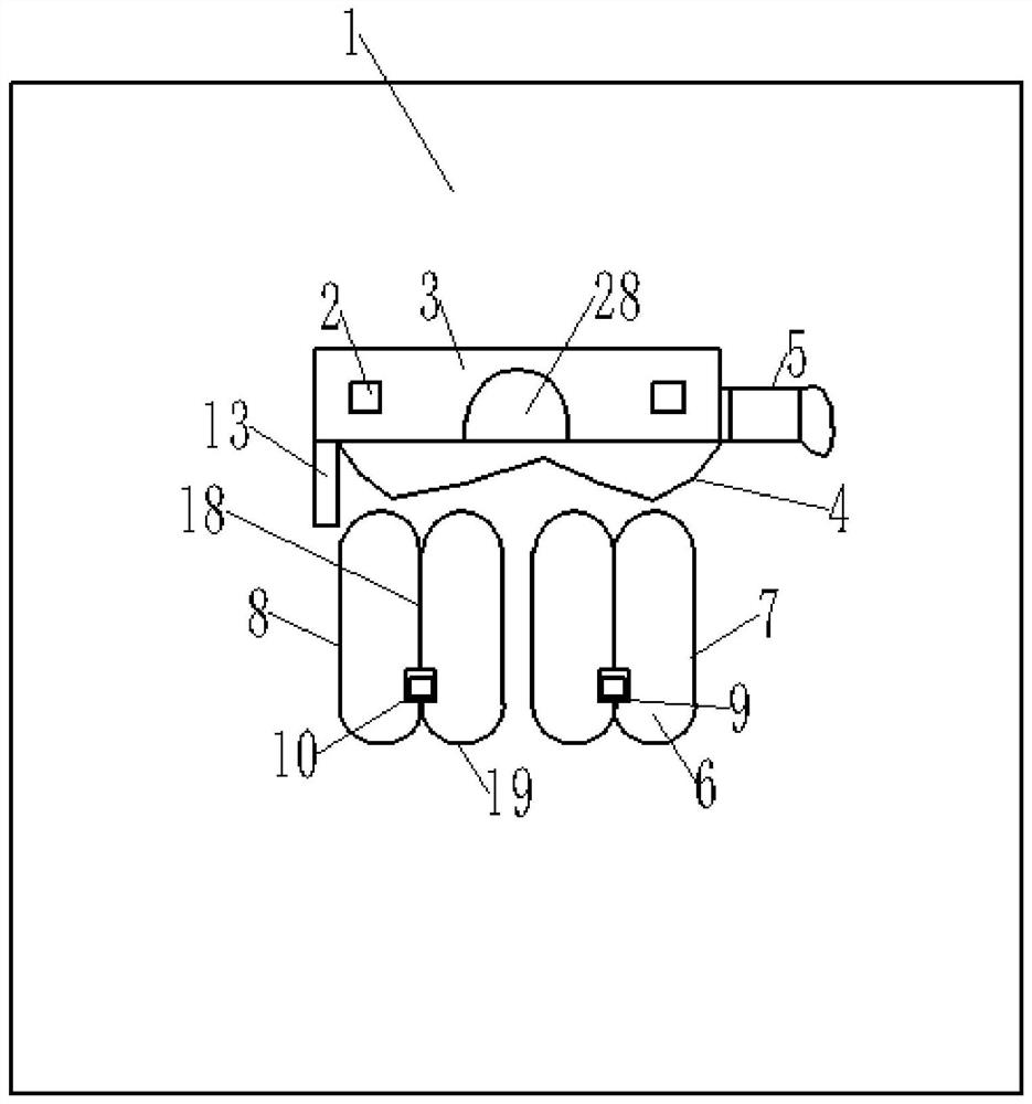 Side sitting training device for hemiplegic patient