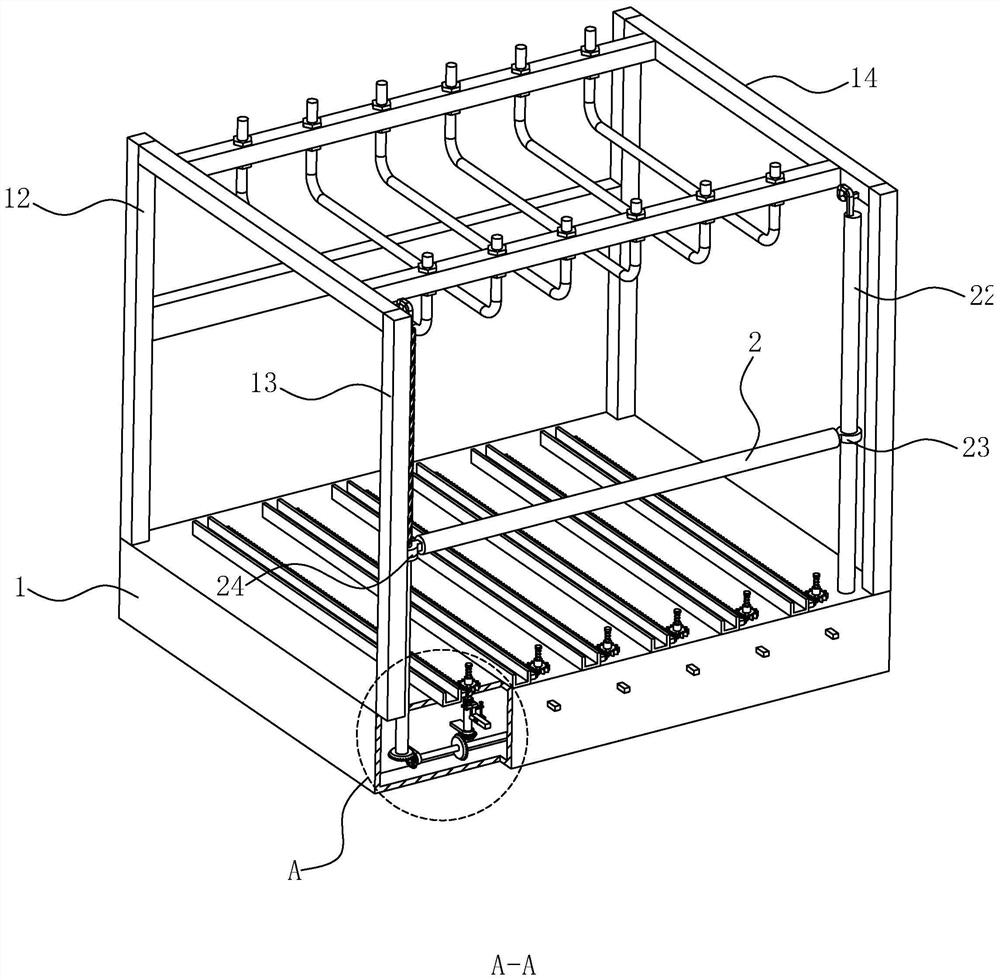 Automobile door placing rack