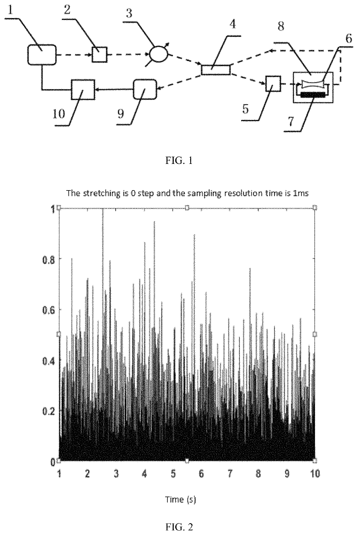 Device for accurately measuring mechanical vibration by photon counter