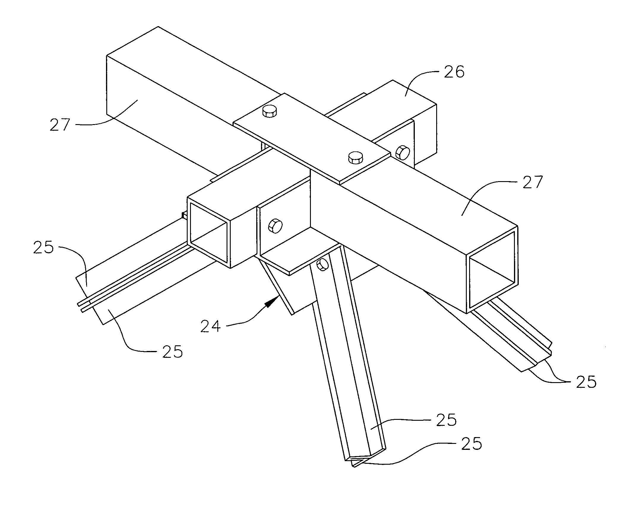 Connection node for a universal truss joint and double layer grid