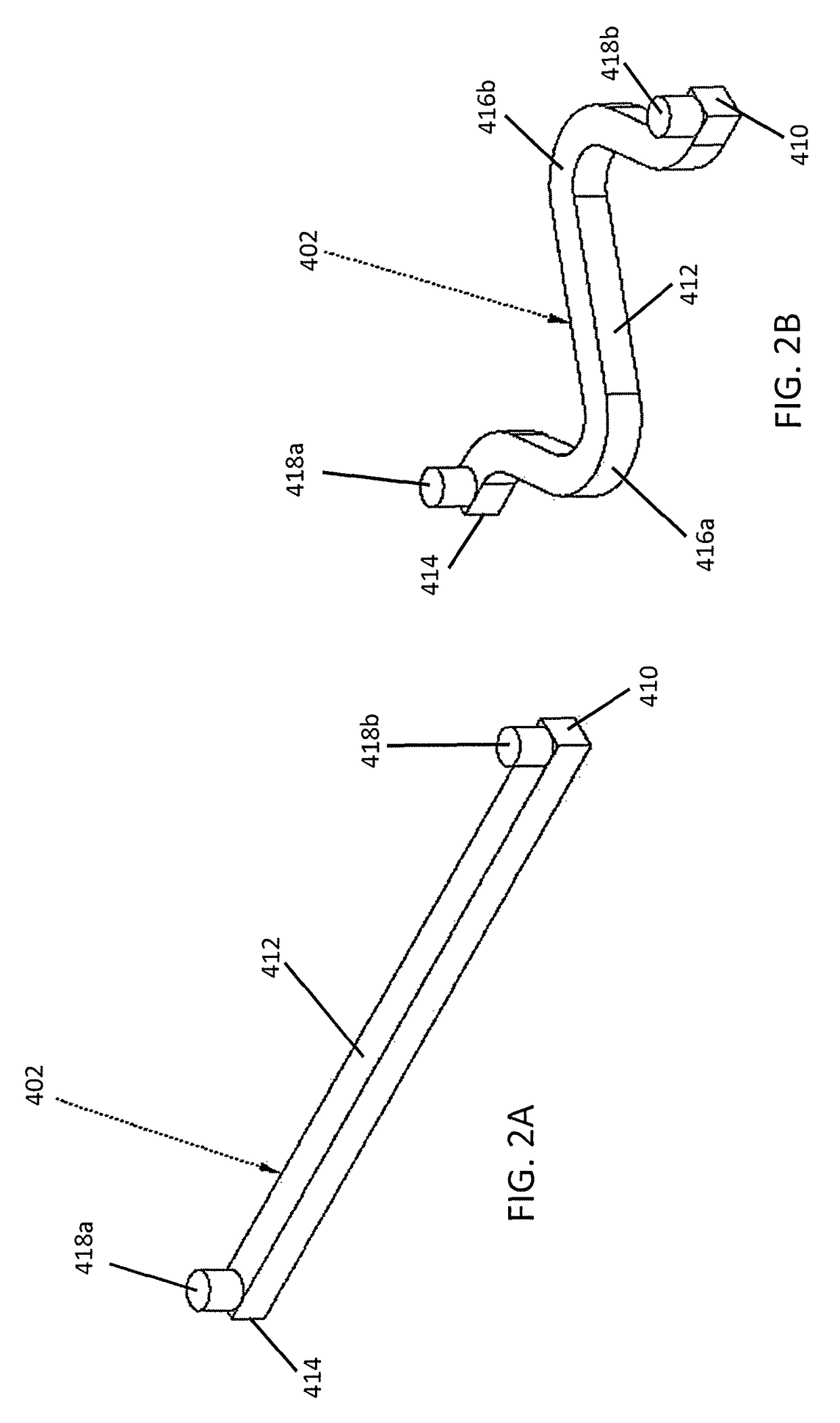 Thermally activated shape memory spring assemblies for implant expansion