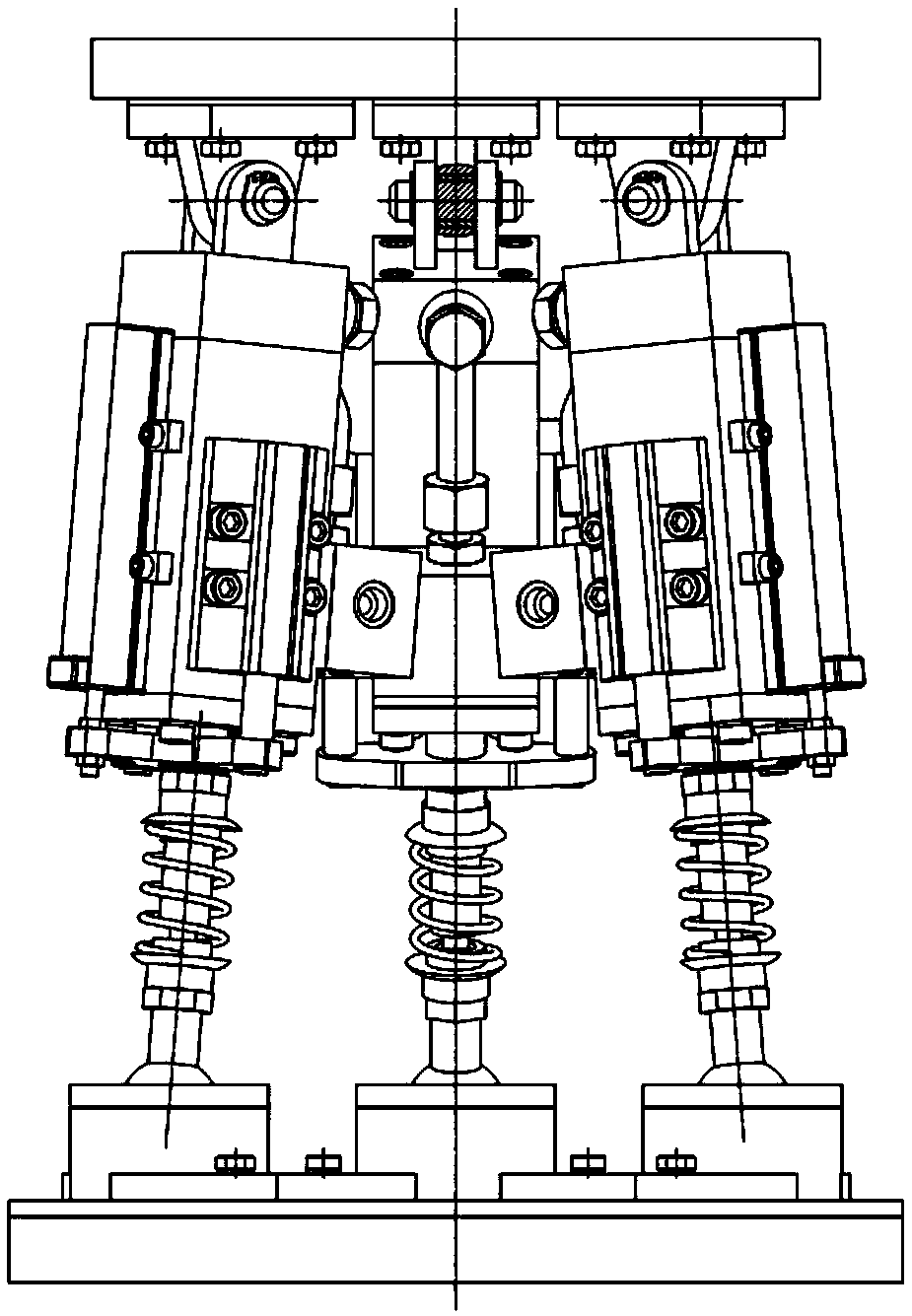 A two-stage shock-absorbing ankle-foot integrated parallel low-impact walking foot mechanism and control method