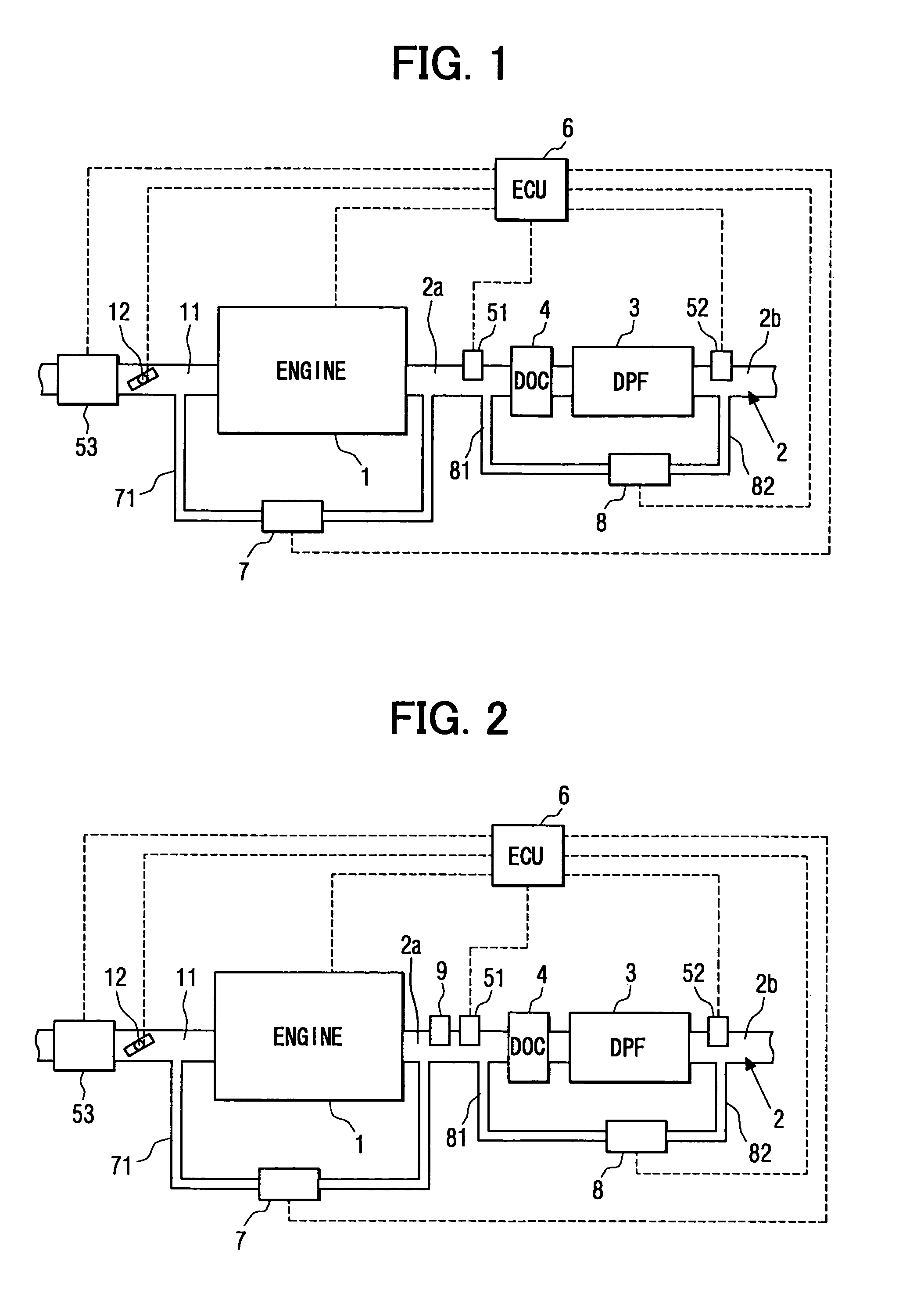 Exhaust gas purification system of internal combustion engine